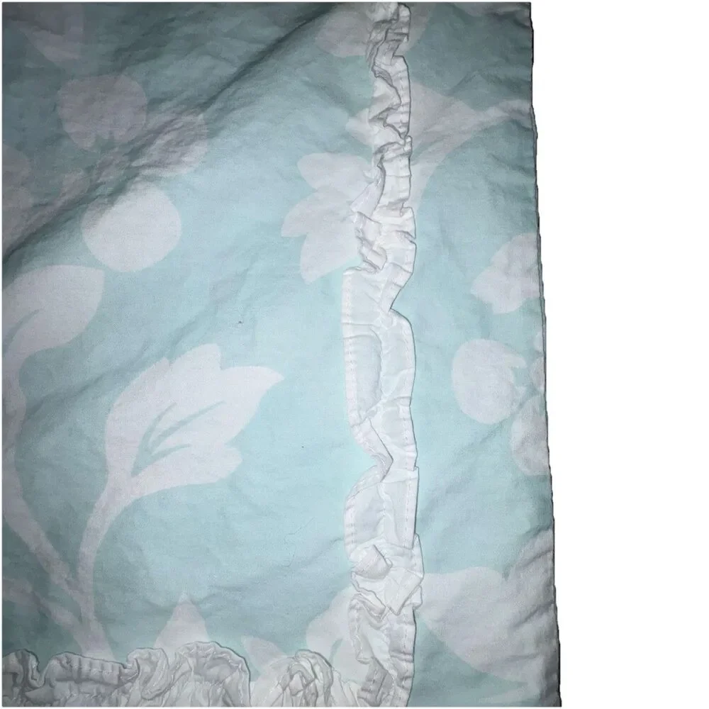 Simply Shabby Chic Kids Green Butterfly Ruffle Pillow Shams Set Of 2 Standard